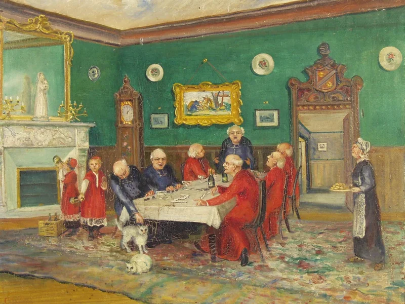 1862-Charles Rousseau - Il pasto dei sacerdoti